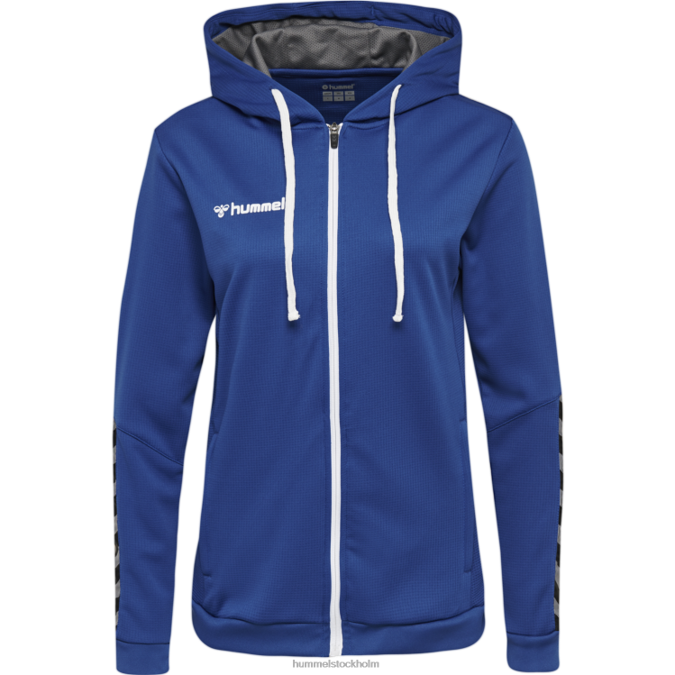 se Hummel kvinnor hmautentic hoodie i poly zip LL40V3741 \"huvtröja med dragkedja\"