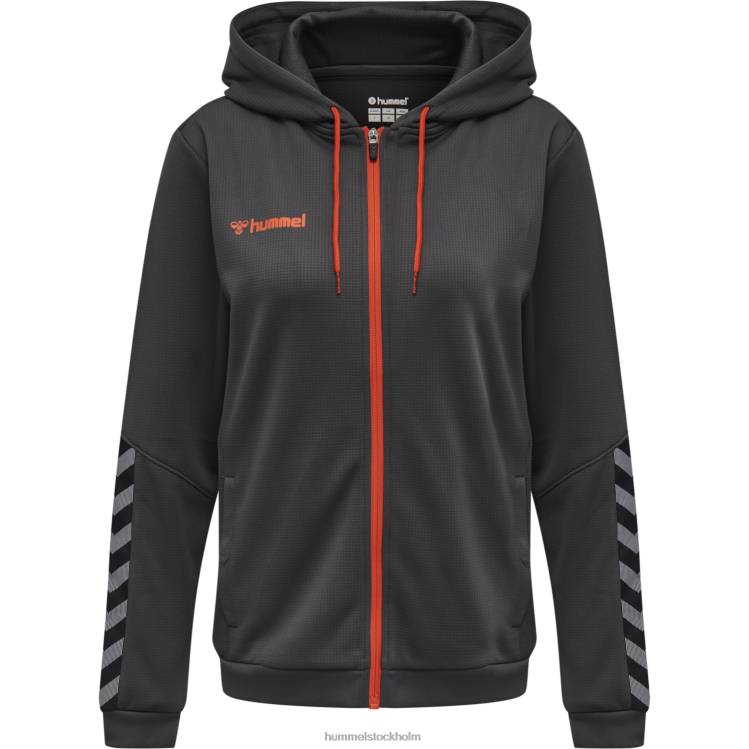 se Hummel kvinnor hmautentic hoodie i poly zip LL40V3762 \"huvtröja med dragkedja\"