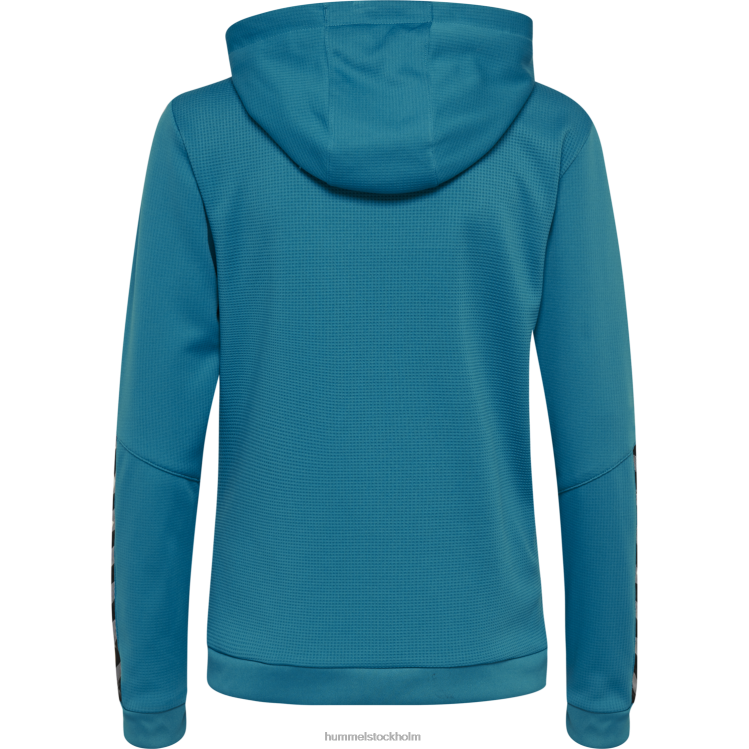 se Hummel kvinnor hmautentic hoodie i poly zip LL40V3867 \"huvtröja med dragkedja\"