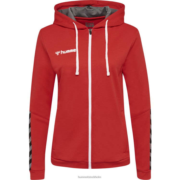 se Hummel kvinnor hmautentic hoodie i poly zip LL40V3963 \"huvtröja med dragkedja\"