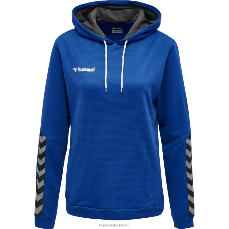 se Hummel kvinnor hmautentisk poly hoodie LL40V3790 \"strukturstickad hoodie\"