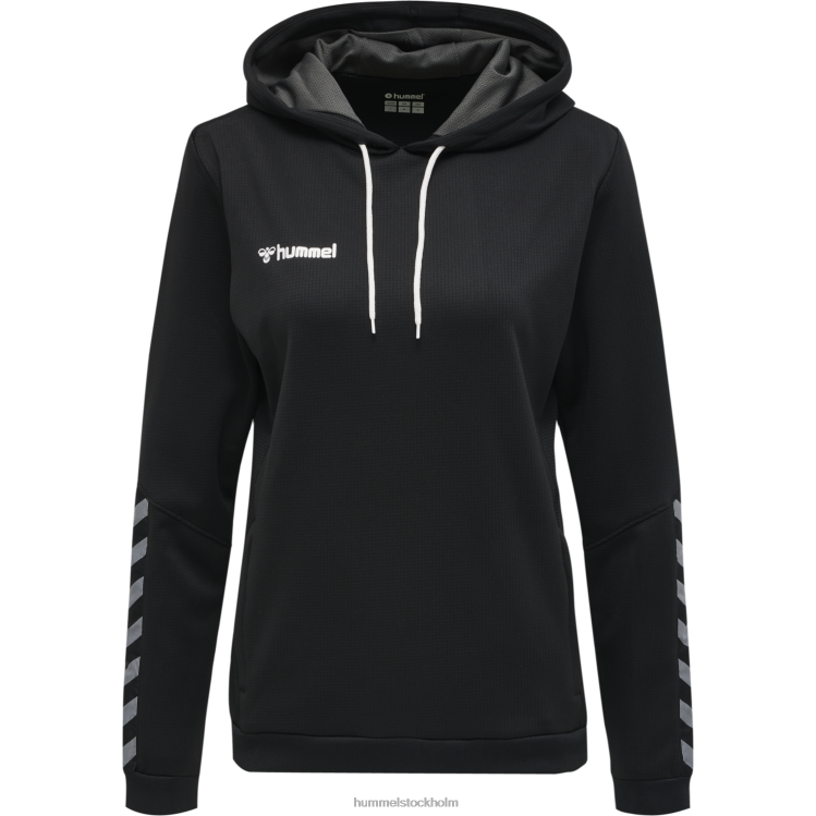 se Hummel kvinnor hmautentisk poly hoodie LL40V3807 \"strukturstickad hoodie\"