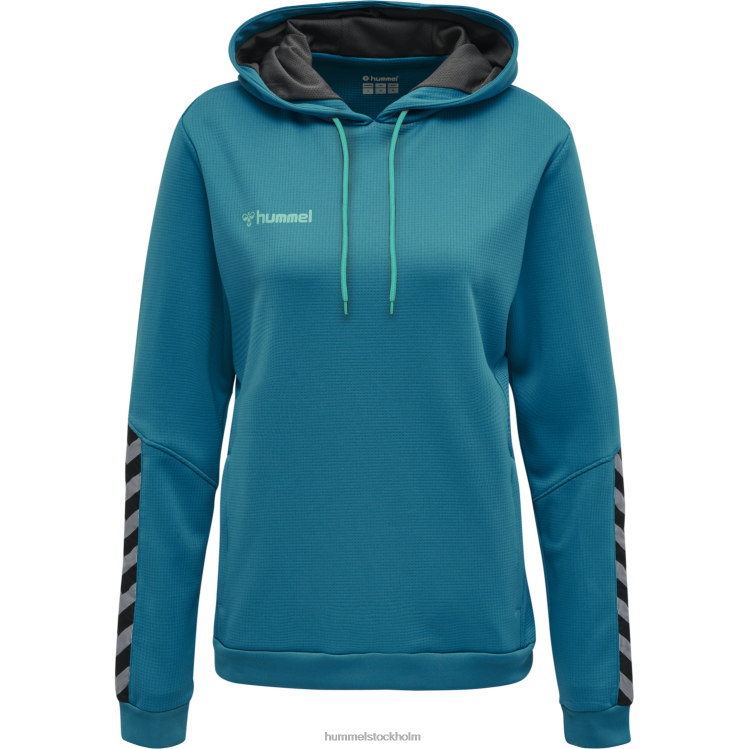 se Hummel kvinnor hmautentisk poly hoodie LL40V3813 \"strukturstickad hoodie\"