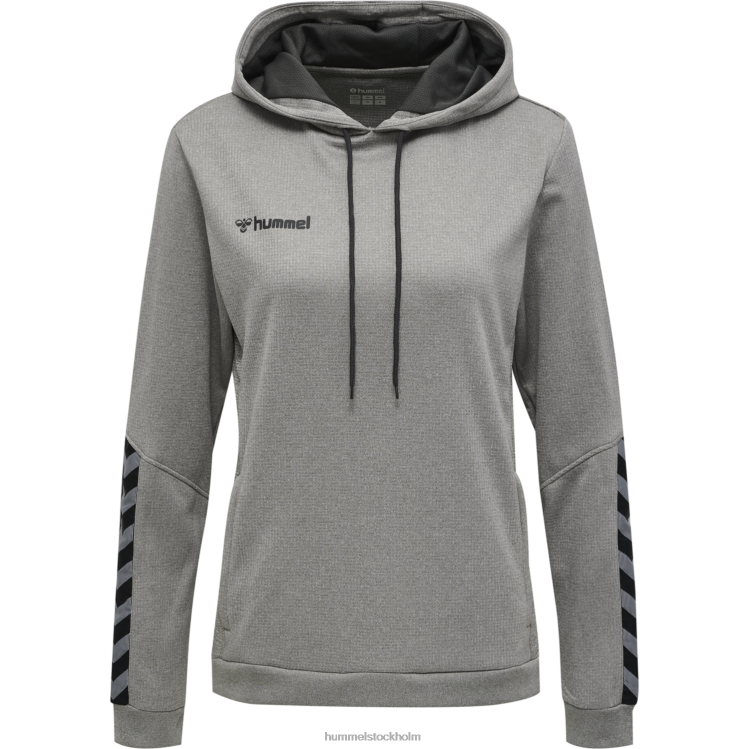 se Hummel kvinnor hmautentisk poly hoodie LL40V3815 \"strukturstickad hoodie\"