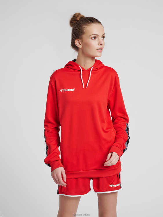 se Hummel kvinnor hmautentisk poly hoodie LL40V3825 "strukturstickad hoodie"