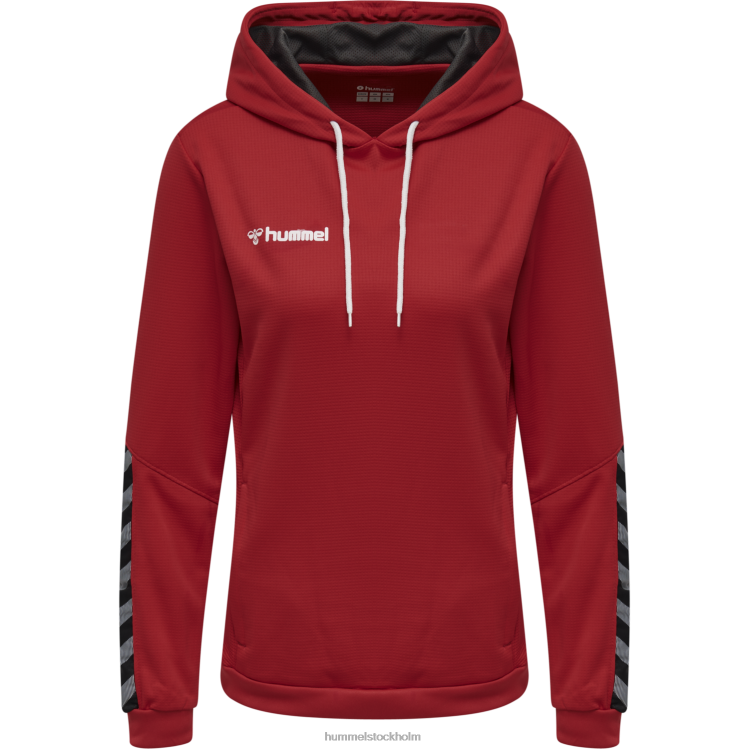 se Hummel kvinnor hmautentisk poly hoodie LL40V3825 \"strukturstickad hoodie\"