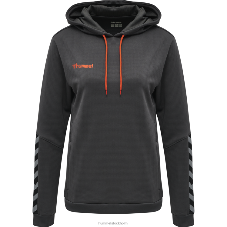 se Hummel kvinnor hmautentisk poly hoodie LL40V3827 \"strukturstickad hoodie\"