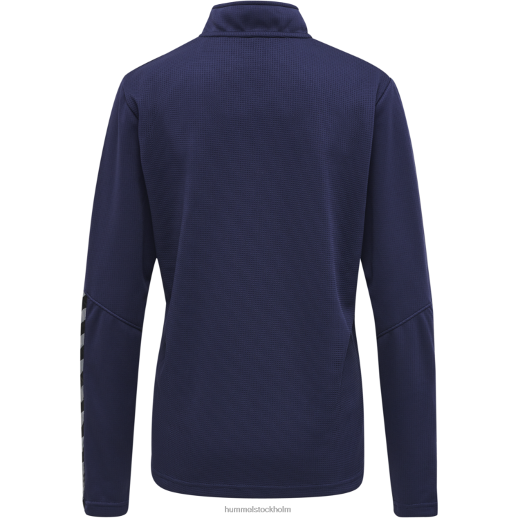 se Hummel kvinnor hmautentisk sweatshirt med halv dragkedja LL40V3728 \"Kläder\"