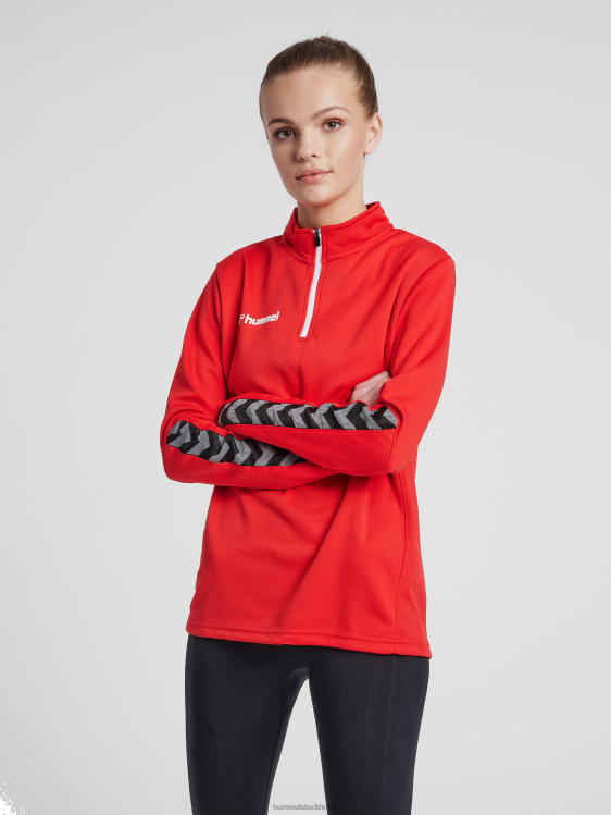 se Hummel kvinnor hmautentisk sweatshirt med halv dragkedja LL40V3794 "Kläder"