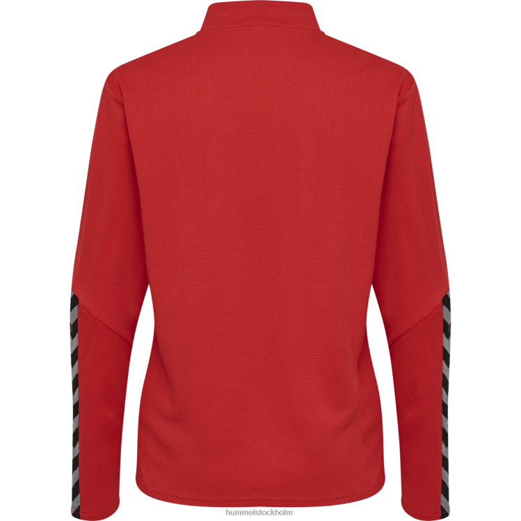 se Hummel kvinnor hmautentisk sweatshirt med halv dragkedja LL40V3794 \"Kläder\"