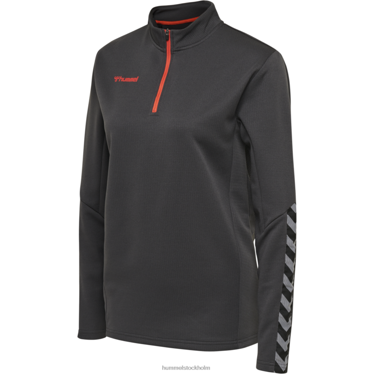 se Hummel kvinnor hmautentisk sweatshirt med halv dragkedja LL40V3817 \"Kläder\"