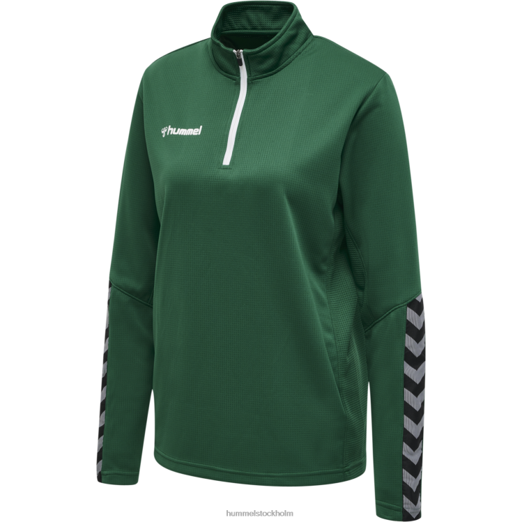 se Hummel kvinnor hmautentisk sweatshirt med halv dragkedja LL40V3889 \"Kläder\"