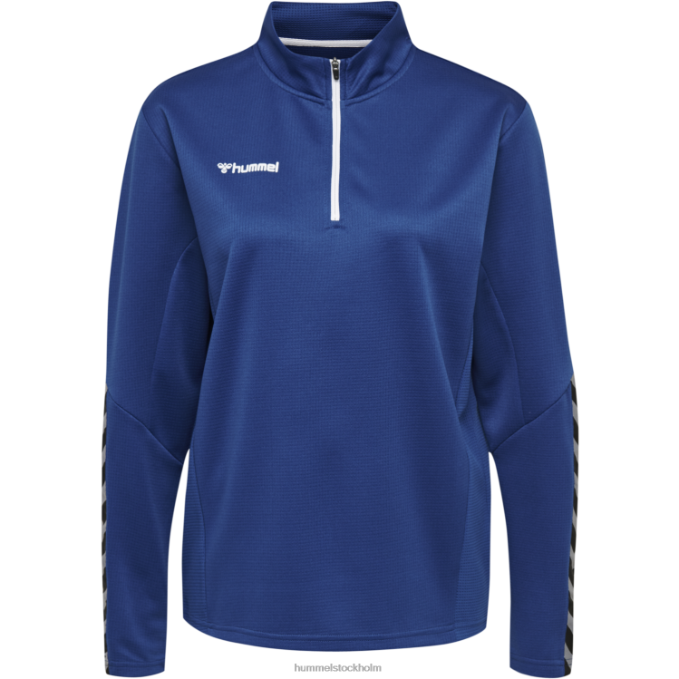 se Hummel kvinnor hmautentisk sweatshirt med halv dragkedja LL40V3892 \"Kläder\"