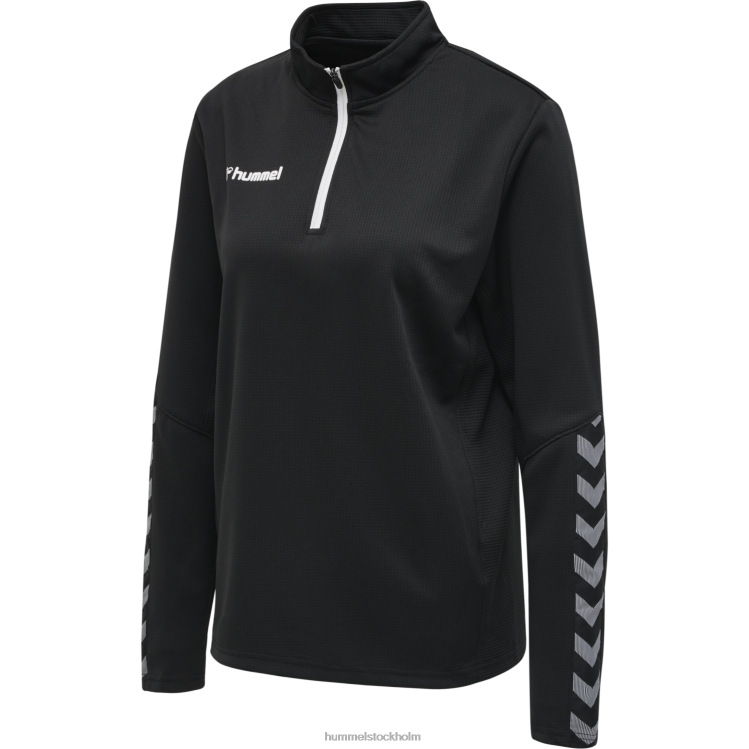 se Hummel kvinnor hmautentisk sweatshirt med halv dragkedja LL40V3933 \"Kläder\"