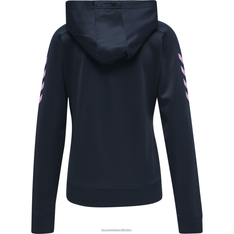 se Hummel kvinnor hmlaction poly zip hoodie LL40V3681 \"huvtröja med dragkedja\"