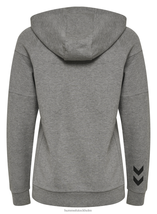 se Hummel kvinnor hmlactive hoodie i bomull LL40V3774 \"huvtröja med framficka\"