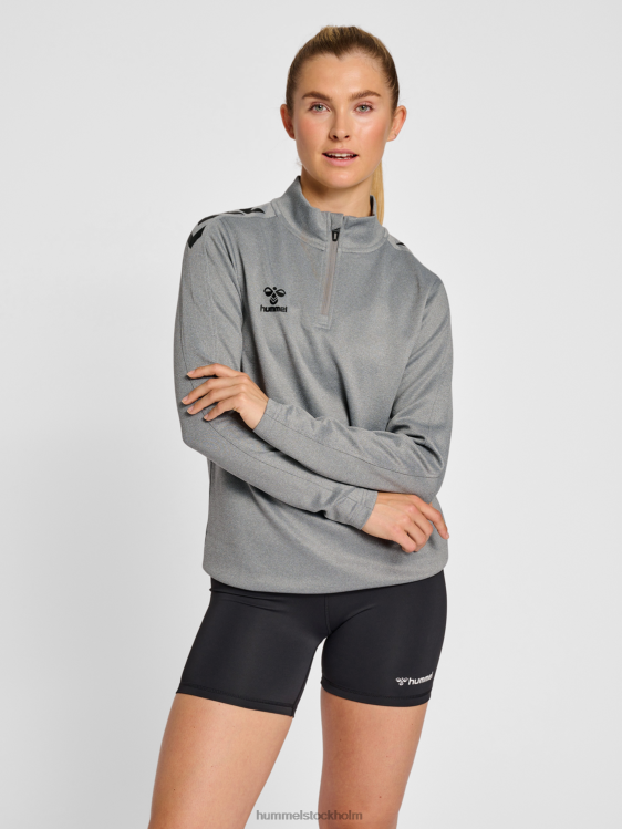 se Hummel kvinnor hmlcore xk halv zip sweat LL40V3282 "tröja med halv dragkedja"