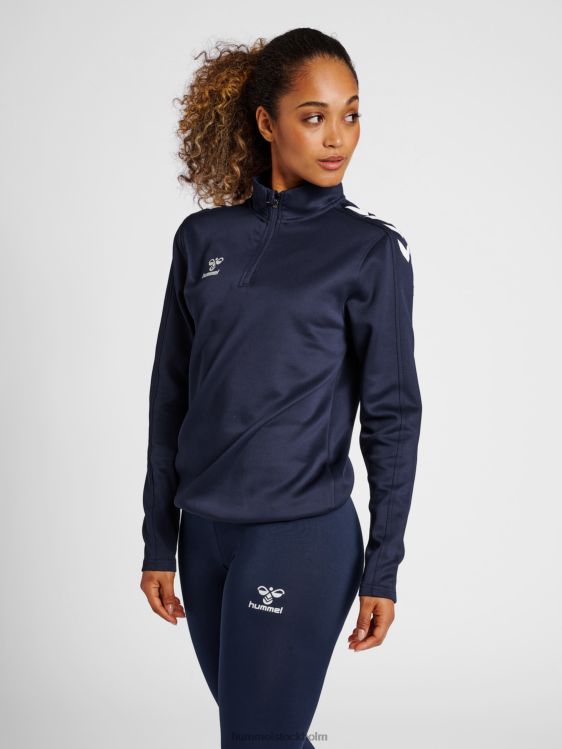 se Hummel kvinnor hmlcore xk halv zip sweat LL40V3290 "tröja med halv dragkedja"