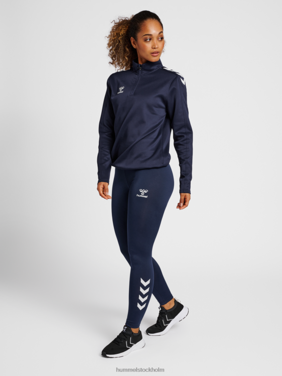 se Hummel kvinnor hmlcore xk halv zip sweat LL40V3290 \"tröja med halv dragkedja\"