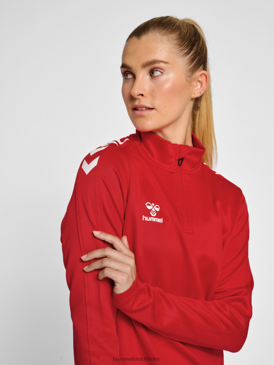 se Hummel kvinnor hmlcore xk halv zip sweat LL40V3294 \"tröja med halv dragkedja\"