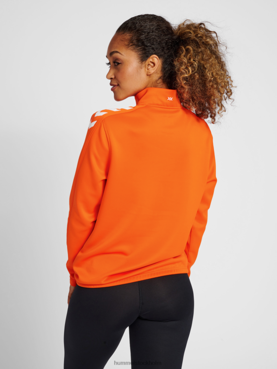 se Hummel kvinnor hmlcore xk halv zip sweat LL40V3378 \"tröja med halv dragkedja\"