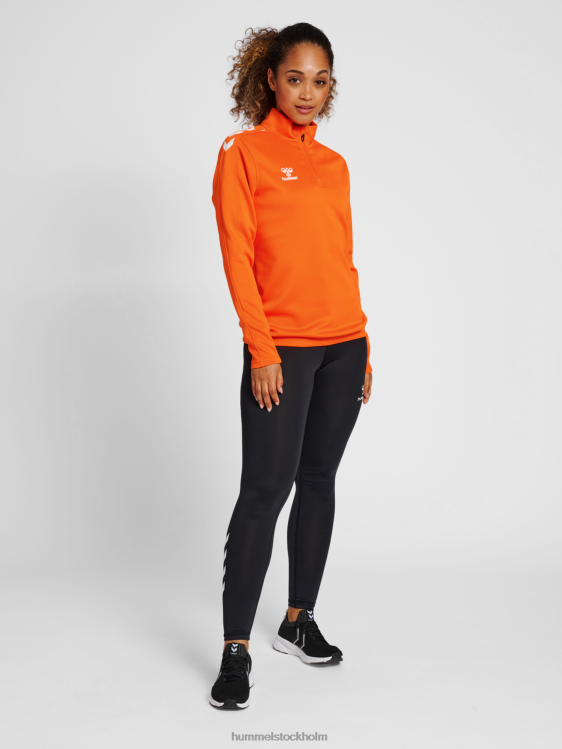 se Hummel kvinnor hmlcore xk halv zip sweat LL40V3378 \"tröja med halv dragkedja\"