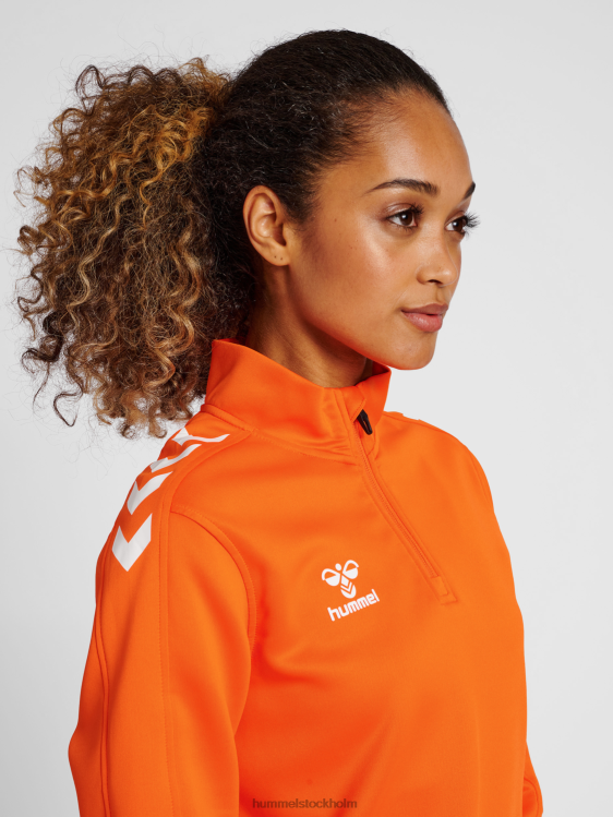 se Hummel kvinnor hmlcore xk halv zip sweat LL40V3378 \"tröja med halv dragkedja\"