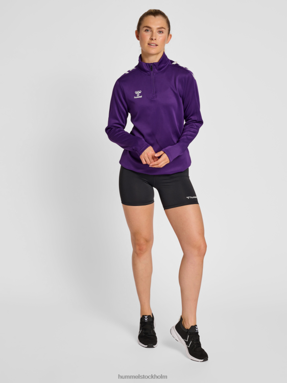 se Hummel kvinnor hmlcore xk halv zip sweat LL40V3434 \"tröja med halv dragkedja\"