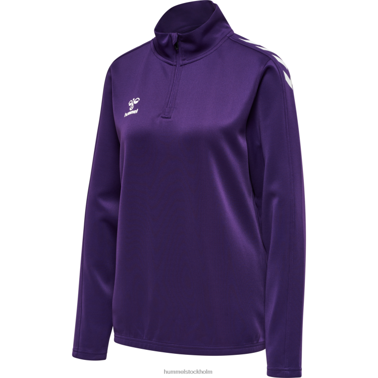 se Hummel kvinnor hmlcore xk halv zip sweat LL40V3434 \"tröja med halv dragkedja\"
