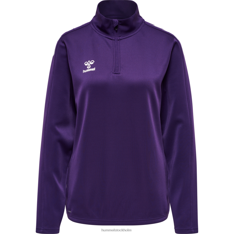 se Hummel kvinnor hmlcore xk halv zip sweat LL40V3434 \"tröja med halv dragkedja\"