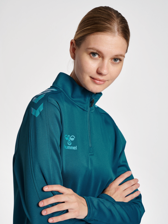 se Hummel kvinnor hmlcore xk halv zip sweat LL40V3440 \"tröja med halv dragkedja\"