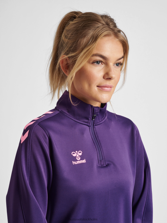 se Hummel kvinnor hmlcore xk halv zip sweat LL40V3444 \"tröja med halv dragkedja\"