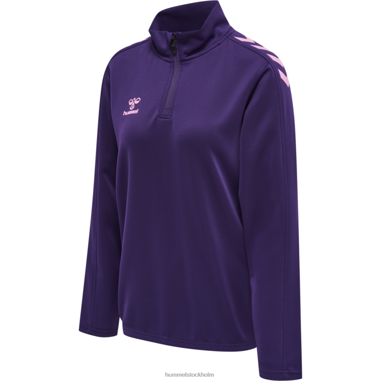 se Hummel kvinnor hmlcore xk halv zip sweat LL40V3444 \"tröja med halv dragkedja\"