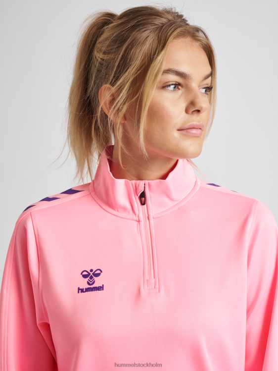 se Hummel kvinnor hmlcore xk halv zip sweat LL40V3621 \"tröja med halv dragkedja\"