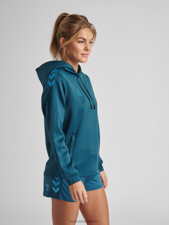 se Hummel kvinnor hmlcore xk poly sweat hoodie LL40V3092 "svett hoodie"