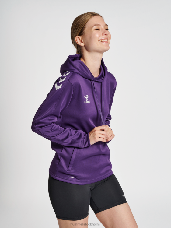 se Hummel kvinnor hmlcore xk poly sweat hoodie LL40V3291 "svett hoodie"