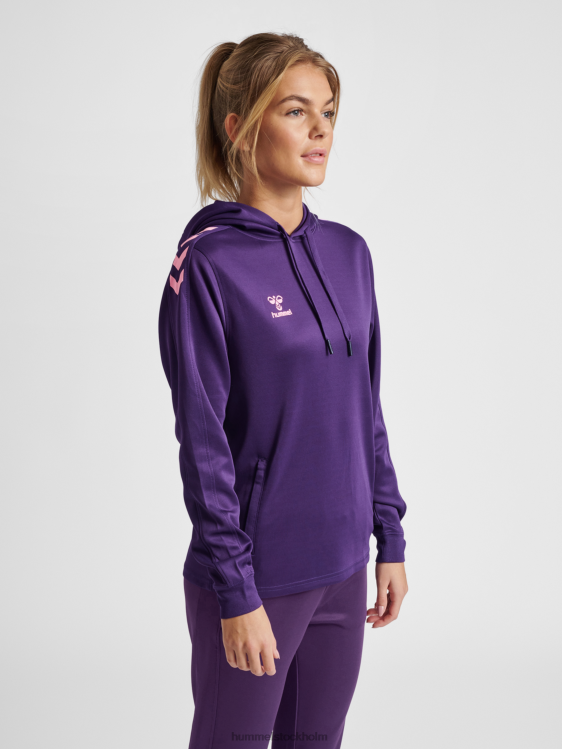 se Hummel kvinnor hmlcore xk poly sweat hoodie LL40V3297 "svett hoodie"