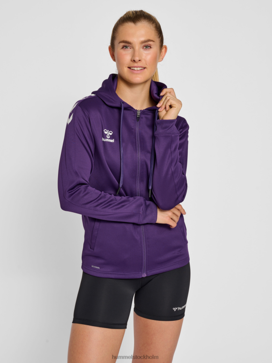 se Hummel kvinnor hmlcore xk poly zip hood sweat LL40V2759 "luvtröja"