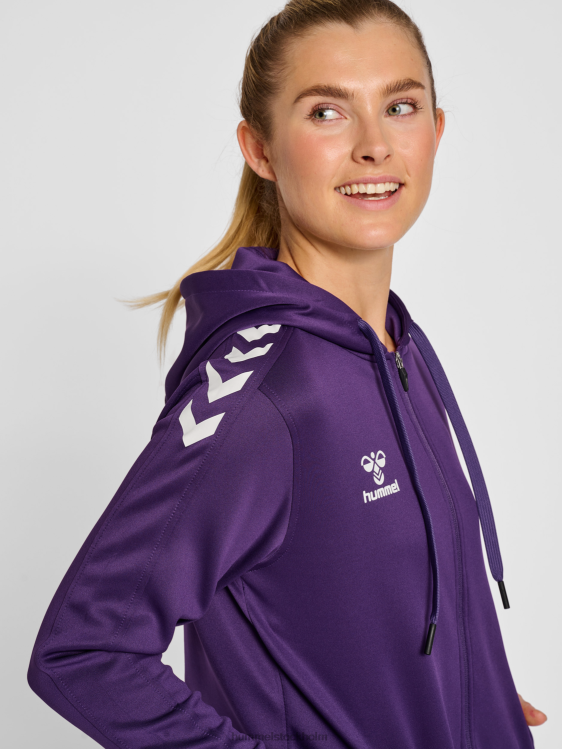 se Hummel kvinnor hmlcore xk poly zip hood sweat LL40V2759 \"luvtröja\"