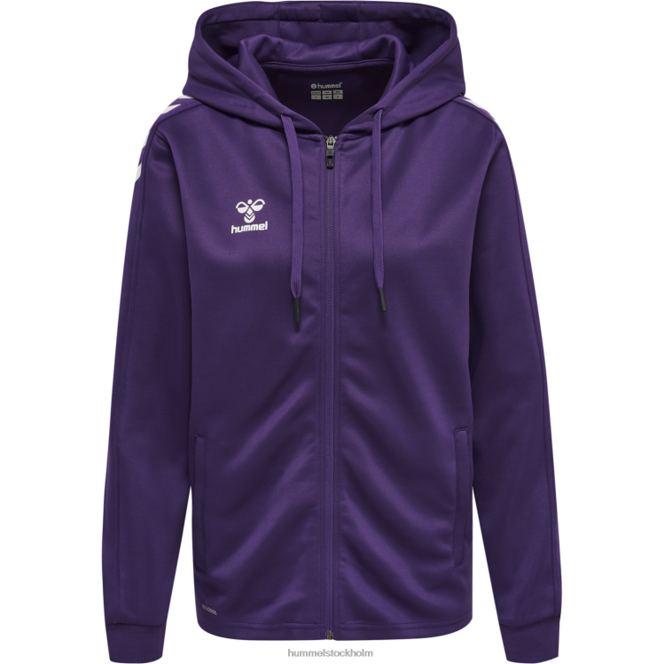 se Hummel kvinnor hmlcore xk poly zip hood sweat LL40V2759 \"luvtröja\"