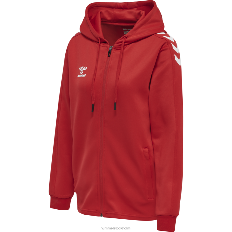 se Hummel kvinnor hmlcore xk poly zip hood sweat LL40V2898 \"luvtröja\"
