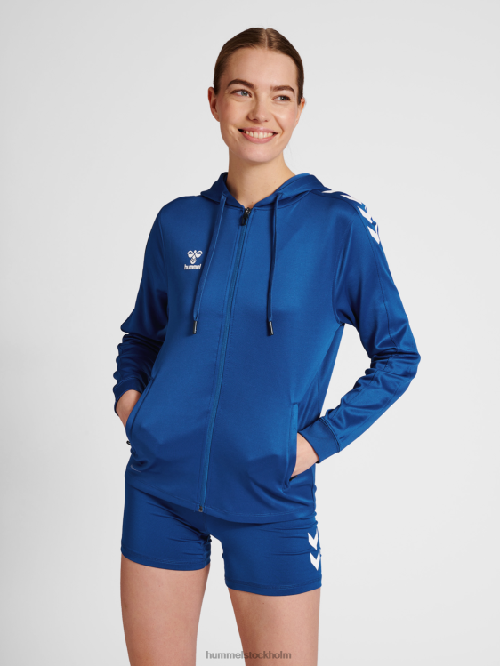 se Hummel kvinnor hmlcore xk poly zip hood sweat LL40V2925 "luvtröja"