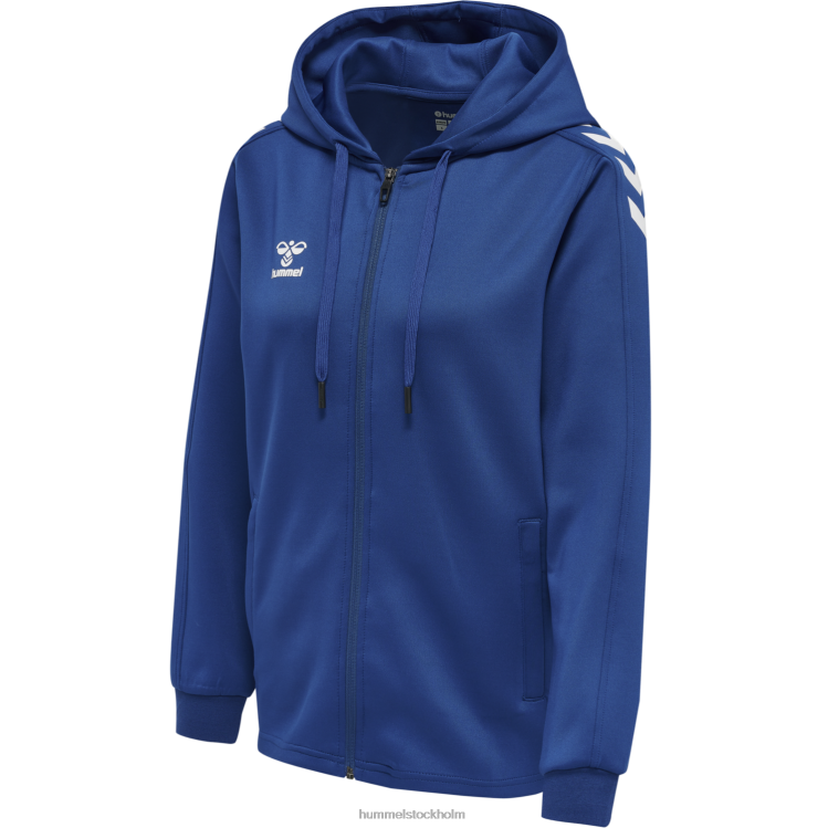 se Hummel kvinnor hmlcore xk poly zip hood sweat LL40V2925 \"luvtröja\"