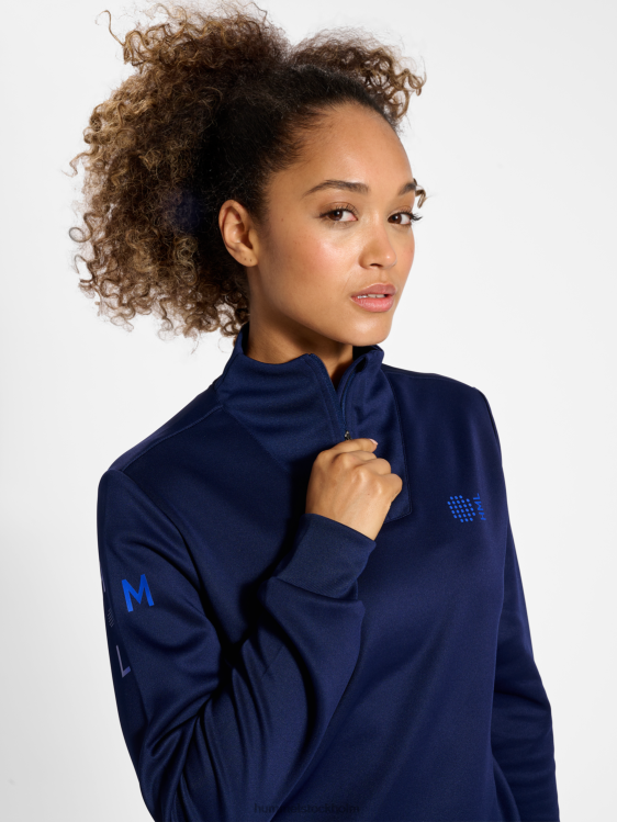 se Hummel kvinnor hmlcourt halv zip l/s LL40V2411 \"halv dragkedja\"