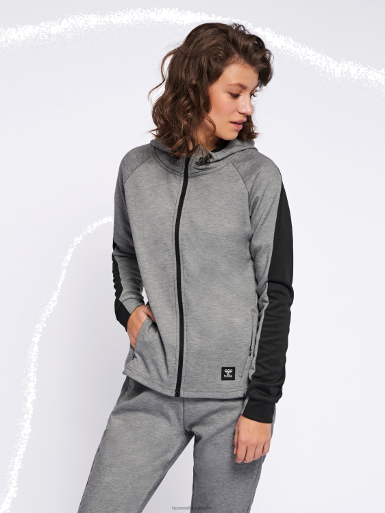 se Hummel kvinnor hmlessi hoodie med dragkedja LL40V3766 "huvtröja med dragkedja"