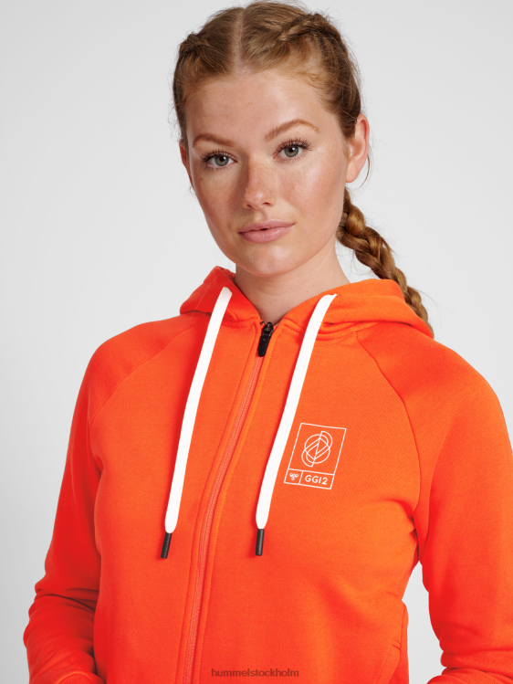 se Hummel kvinnor hmlgg12 hoodie med dragkedja LL40V3365 \"huvtröja med dragkedja\"