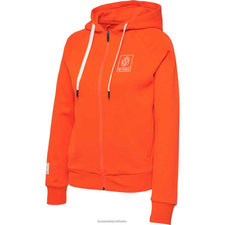 se Hummel kvinnor hmlgg12 hoodie med dragkedja LL40V3365 \"huvtröja med dragkedja\"