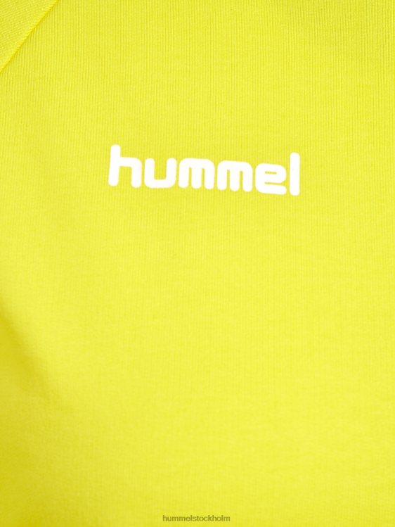 se Hummel kvinnor hmlgo hoodie i bomull LL40V3123 \"huvtröja med chevronärmar\"