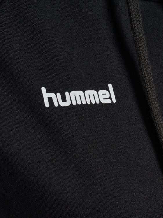 se Hummel kvinnor hmlgo hoodie i bomull LL40V3738 \"huvtröja med chevronärmar\"