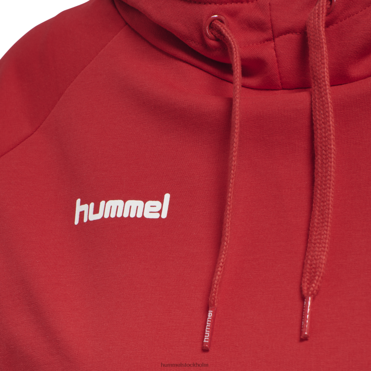 se Hummel kvinnor hmlgo hoodie i bomull LL40V3770 \"huvtröja med chevronärmar\"